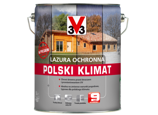 Lazura ochronna Polski Klimat Sosna Oregońska 5 l V33