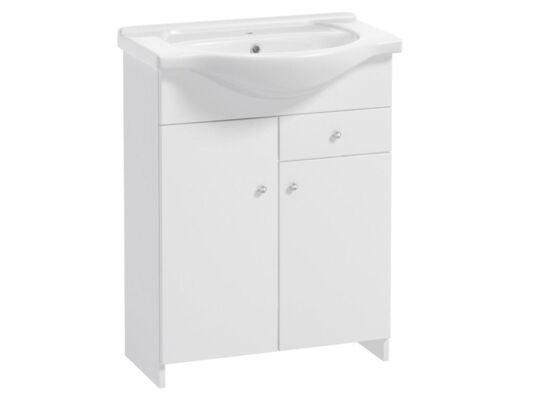 Zestaw szafka i umywalka VENUS D65 2D1S DSM 1522 biały