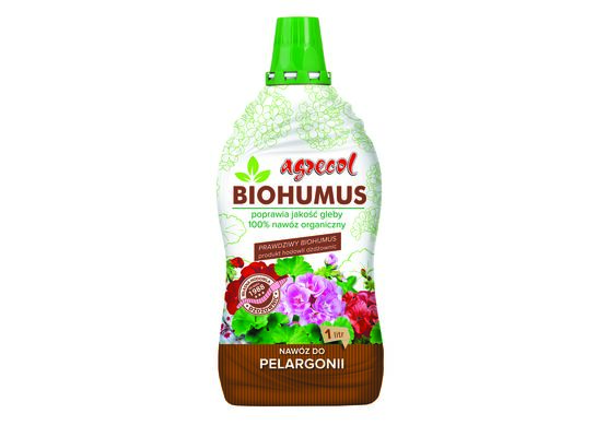 Nawóz do pelargonii Biohumus 1 l Agrecol