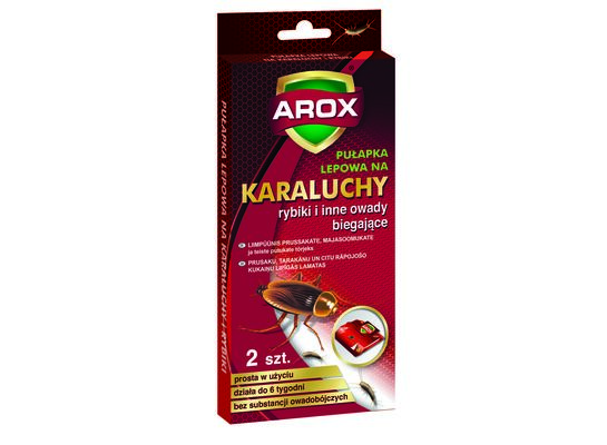 Pułapka lepowa na karaluchy 2 sztuki Arox