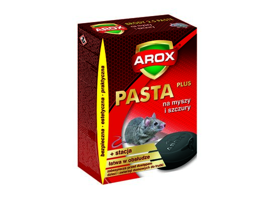 Stacja z pastą na myszy i szczury Arox