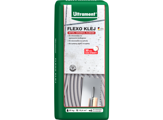 Flexo-klej do betonu, ceramiki, klinkieru 25 kg Ultrament 