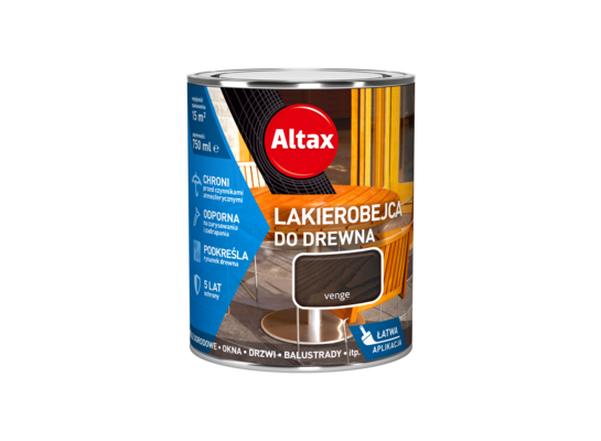 Lakierobejca do drewna 750 ml venge Altax
