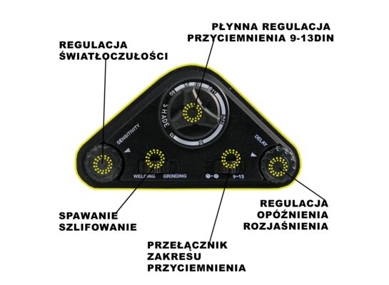 Przyłbica spawalnicza z filtrem automatycznym PSS 11 profi PIROTEC