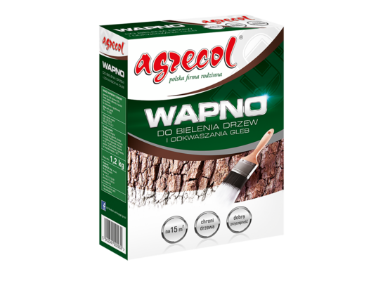 Wapno do bielenia drzew 1,2 kg Agrecol