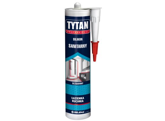 Silikon sanitarny 280 ml transparentny TYTAN PROFESSIONAL