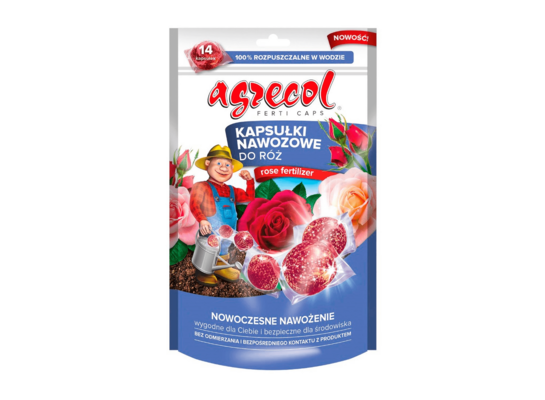 Nawóz do róż kapsułki 14 sztuk Agrecol