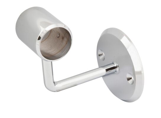 Uchwyt dystansowy Q25 gięty chrom