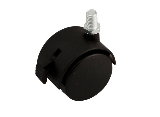 Kółko podwójne ze śrubą M-10 czarne