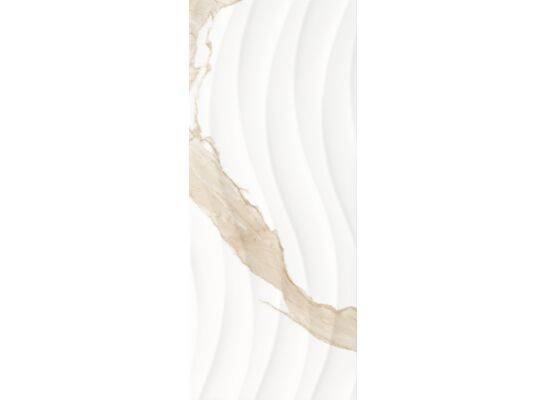 Płytka ścienna STATUARIO GOLD ONDA 25 x 60 gat. I