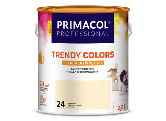 Farba Trendy Colors cappucino (24) 2,5 l PRIMACOL PROFESSIONAL