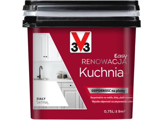 Farba Renowacyjna Easy Renowacja Kuchnia biały 0,75 l V33