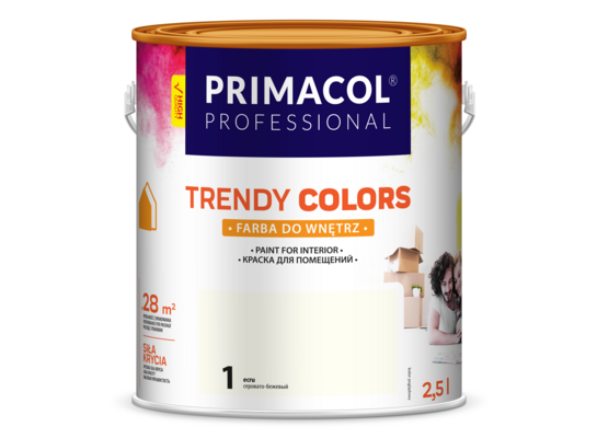 Farba Trendy Colors ecru (1) 2,5 l PRIMACOL PROFESSIONAL