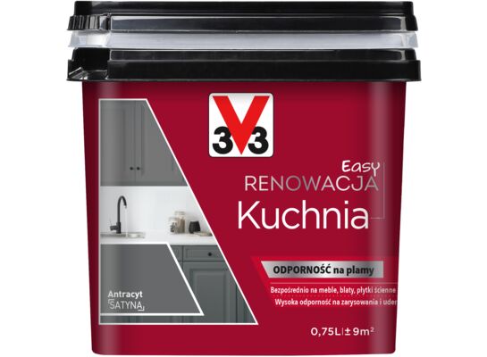 Farba Renowacyjna Easy Renowacja Kuchnia antracyt 0,75 l V33