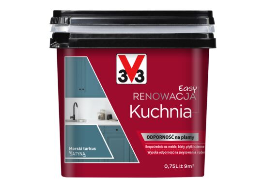 Farba Renowacyjna Easy Renowacja Kuchnia morski turkus 0,75 l V33