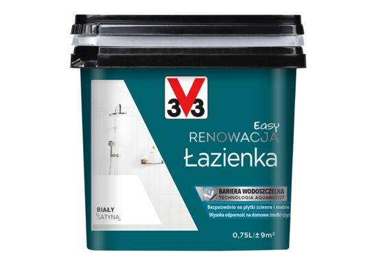 Farba Renowacyjna Easy Renowacja Łazienka biały 0,75 l V33
