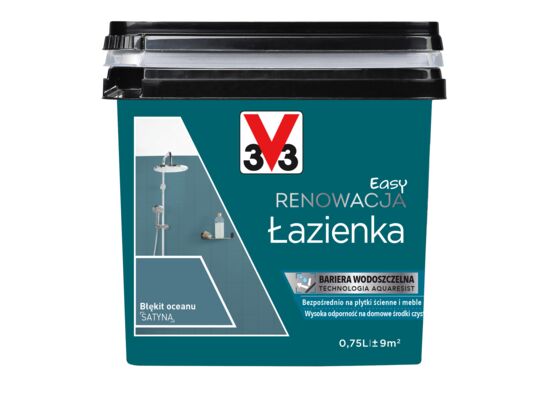 Farba Renowacyjna Easy Renowacja Łazienka błękit oceanu 0,75 l V33