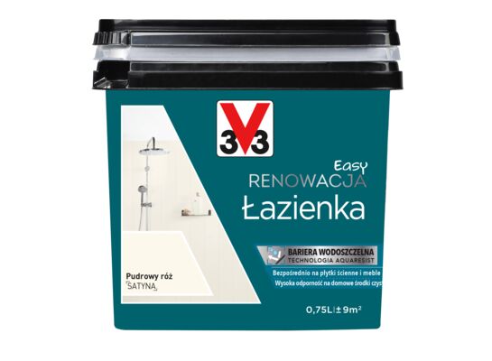 Farba Renowacyjna Easy Renowacja Łazienka pudrowy róż 0,75 l V33