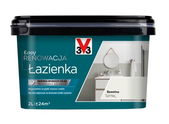 Farba Renowacyjna Easy Renowacja Łazienka bawełna 2 l V33