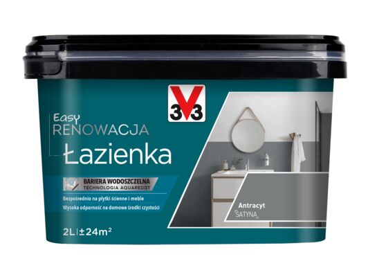 Farba Renowacyjna Easy Renowacja Łazienka antracyt 2 l V33
