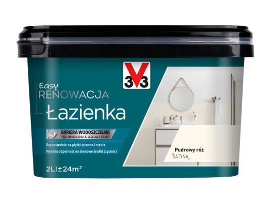 Farba Renowacyjna Easy Renowacja Łazienka pudrowy róż 2 l V33