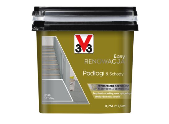 Farba Renowacyjna Easy Renowacja Podłogi & Schody tytan 0,75 l V33