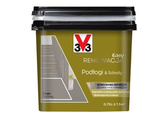 Farba Renowacyjna Easy Renowacja Podłogi & Schody taupe 0,75 l V33