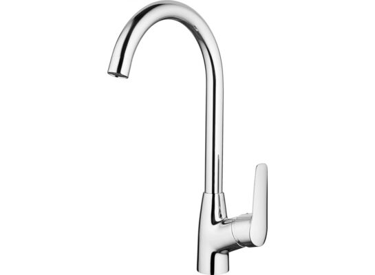 Bateria zlewozmywakowa BORO chromowana z wylewką U