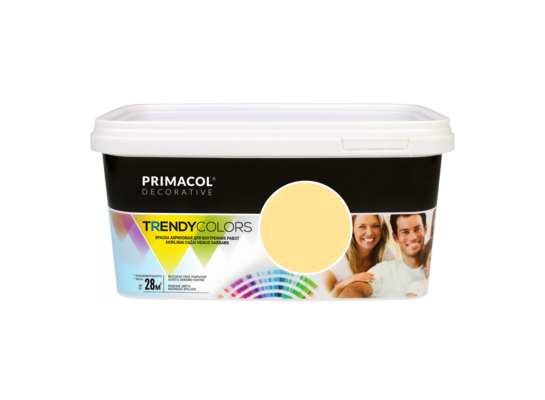 Farba Trendy Colors jasny żółty (18) 5 l PRIMACOL DECORATIVE