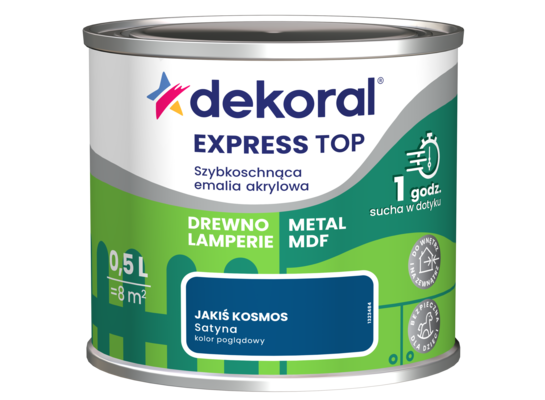 Szybkoschnąca emalia akrylowa EXPRESS TOP Jakiś kosmos 0,5 l Dekoral