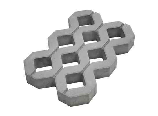 Ażur szary 40 x 60 x 8 cm POLBRUK