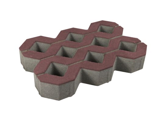 Ażur czerwony 40 x 60 x 8 POLBRUK