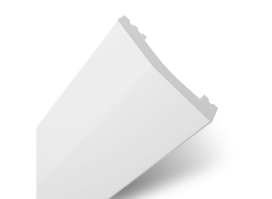 Listwa przypodłogowa z polimeru HD 2,4 mb DF07C 7 x 1,5 cm biały DMS