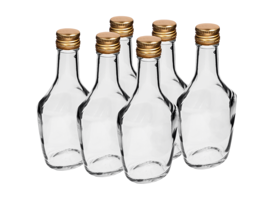 Butelka Bosmańska 250 ml biała 6 sztuk