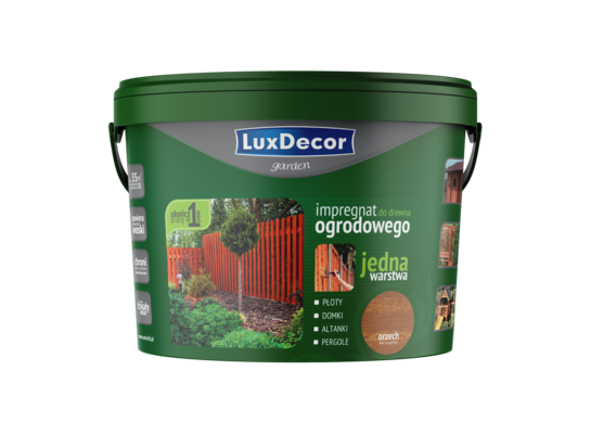 Impregnat LuxDecor Garden orzech 5 l