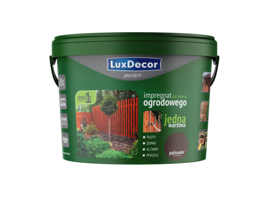 Impregnat do drewna ogrodowego Luxdecor garden 5 l palisander