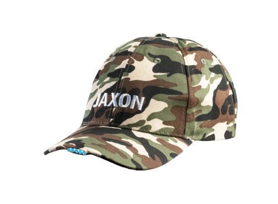 Czapka z latarką na daszku moro / jasna