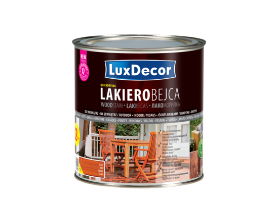 Lakierobejca do drewna teak 2,5 l LuxDecor