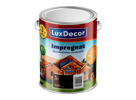 Impregnat akrylowy ochronno-dekoracyjny palisander 10 l LuxDecor