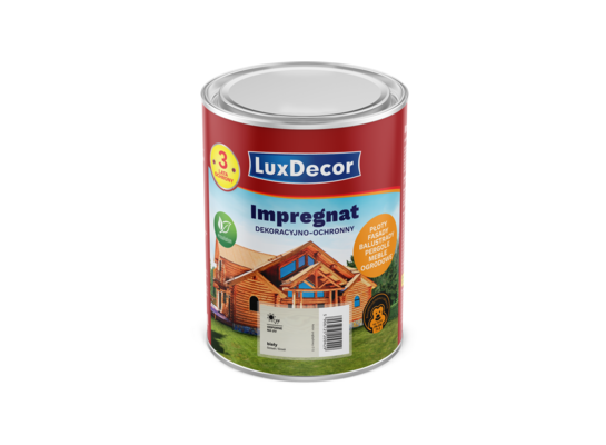Impregnat akrylowy ochronno-dekoracyjny biały 1 l LuxDecor