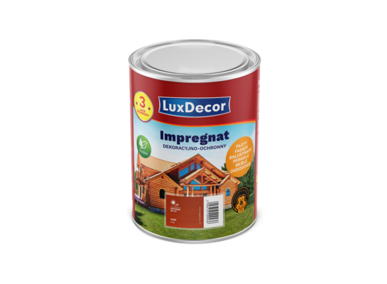 Impregnat akrylowy ochronno-dekoracyjny cedr 1 l LuxDecor