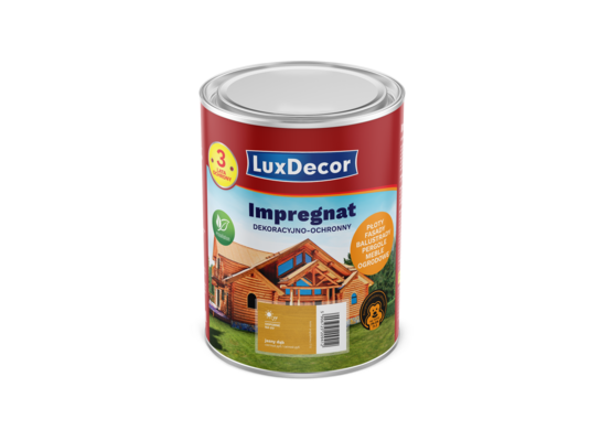 Impregnat akrylowy ochronno-dekoracyjny dąb 1 l LuxDecor