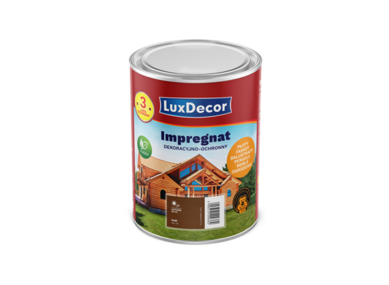 Impregnat akrylowy ochronno-dekoracyjny teak 1 l LuxDecor