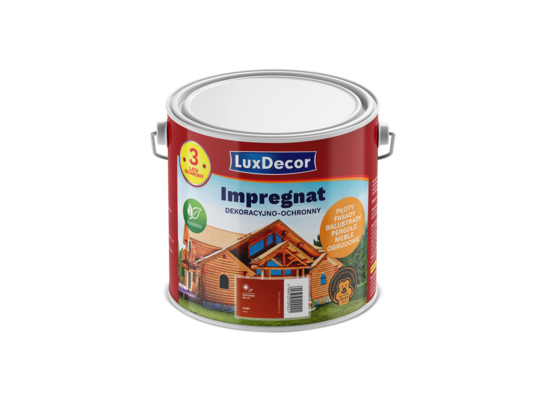 Impregnat akrylowy ochronno-dekoracyjny cedr 3 l LuxDecor