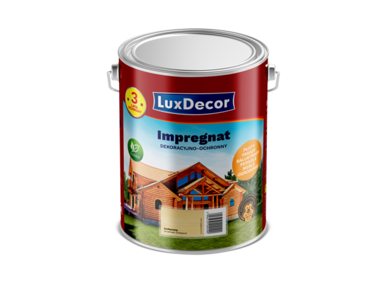 Impregnat akrylowy ochronno-dekoracyjny bezbarwny 5 l LuxDecor