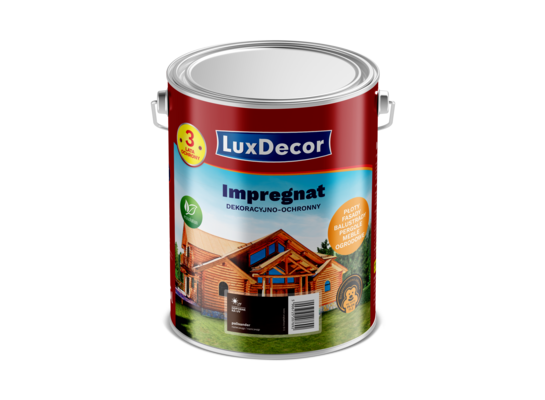 Impregnat akrylowy ochronno-dekoracyjny palisander 5 l LuxDecor