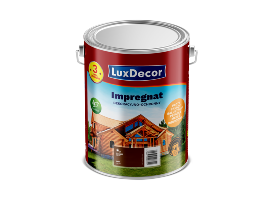 Impregnat akrylowy ochronno-dekoracyjny teak 5 l LuxDecor