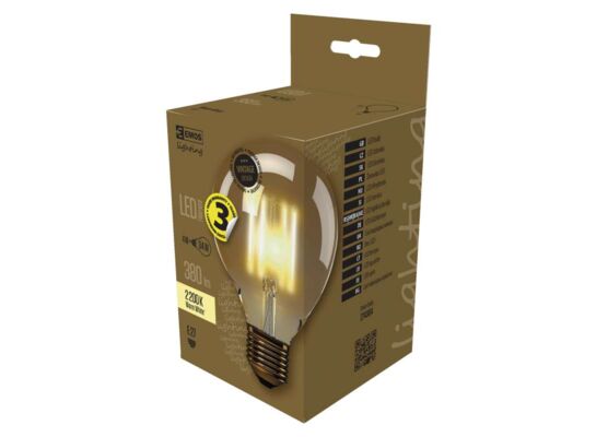Żarówka LED Vintage G95 4W E27 ciepła biel+