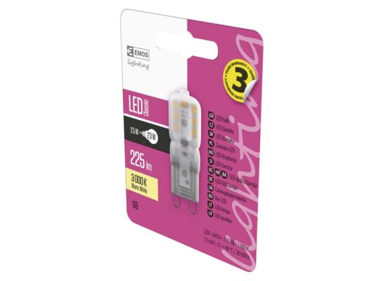 Żarówka LED Classic JC A++ 2,5W G9 ciepła biel