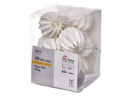 Papierowe kule LED 10